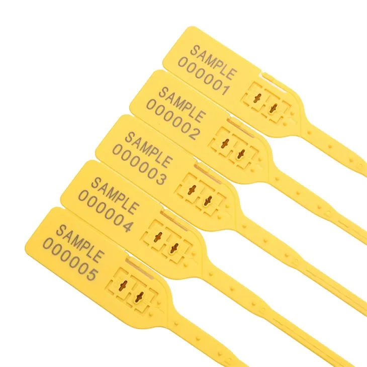 بیمه قفل دوبل یک بار از مهر و موم امنیتی پلاستیک استفاده کنید