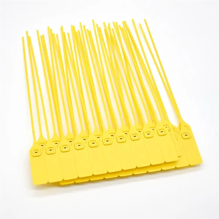 مهر و موم پلاستیکی با آرم شماره گذاری شده