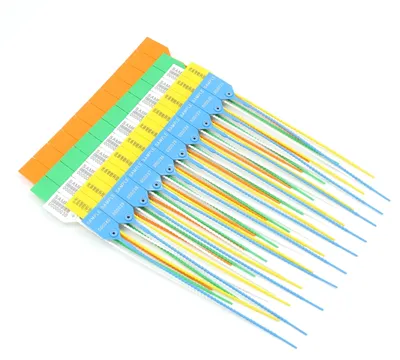 مهر و موم پلاستیکی با شماره سریال